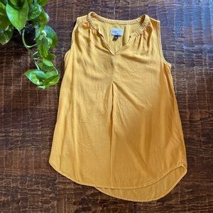 Universal thread yellow tank top
